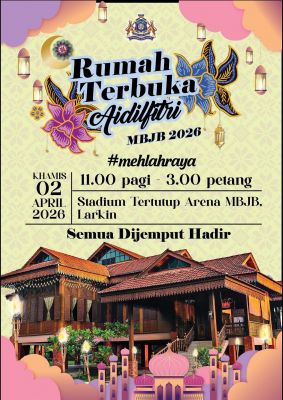Rumah terbuka aidilfitri MBJB 2026